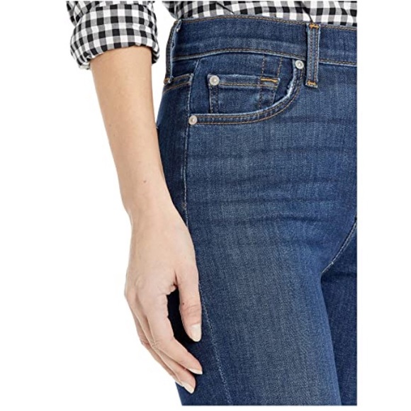 🌊EUC 7 for All Mankind Slim Kick Crops🌊 - Picture 4 of 7